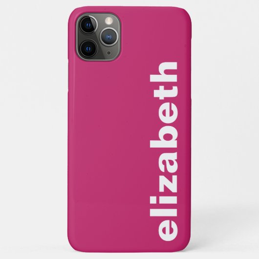 Je naam Roze Case-Mate iPhone Case (Achterkant)