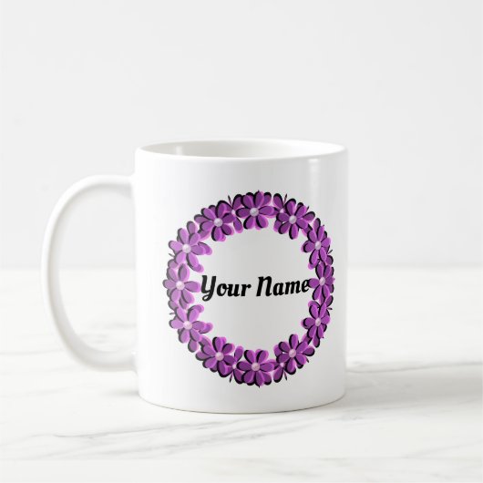 Je naam, tekst, gepersonaliseerd koffiemok (Links)
