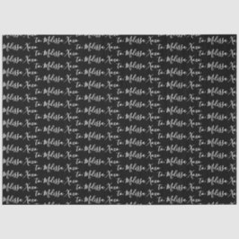 Je naam  tissuepapier