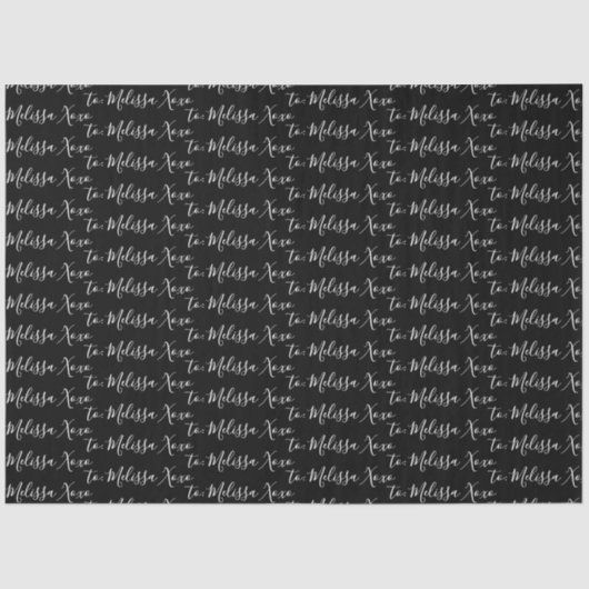 Je naam  tissuepapier (Voorkant)