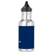 Je naam van je boot Anchor Blue Waterfles (Rechts)