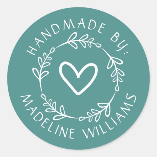 Je naam | Verwerking door Ronde Sticker (Voorkant)