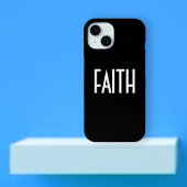 Je naam, vet witte tekst | Zwart Case-Mate iPhone Case