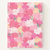 Je naam | Waterverf Peonies Notitieboek (Achterkant)