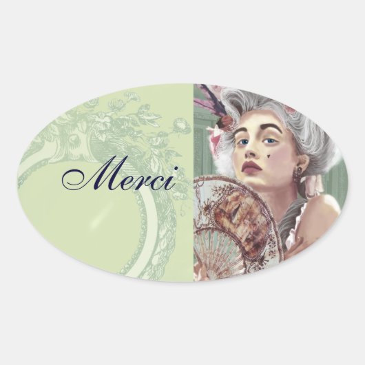 Je Ne Regrette Rien Bedankt Stickers (Voorkant)