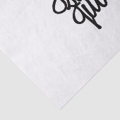 "Je Ne Sais Quoi" Franse prijsopgave Tissuepapier (Detail)