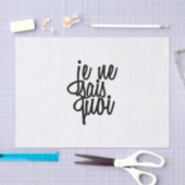 "Je Ne Sais Quoi" Franse prijsopgave Tissuepapier (Craft)