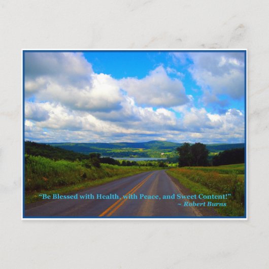 Je neemt de High Road Briefkaart (Voorkant)