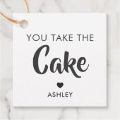 Je neemt het Label van de Cake Gift, het Label van (Voorkant)