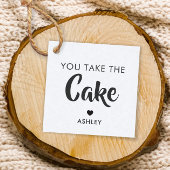 Je neemt het Label van de Cake Gift, het Label van