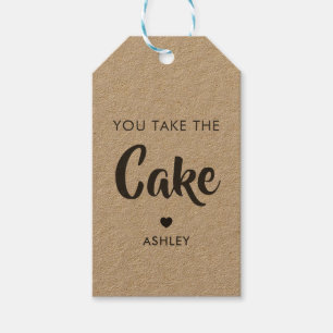 Je neemt het Label van de Cake Gift, het Label van Cadeaulabel