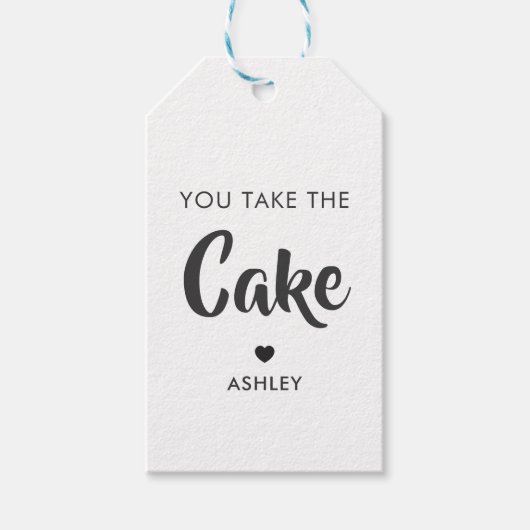 Je neemt het Label van de Cake Gift, het Label van Cadeaulabel (Voorkant)