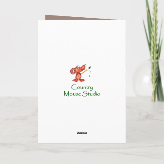 Je neus hoeveel ik van je hou Schattige Dog Kaart (Achterkant)