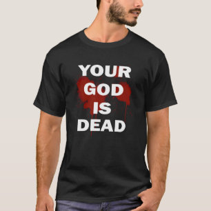 Je Nine God inch is Nails Dode Atheïst Metalhead T-shirt