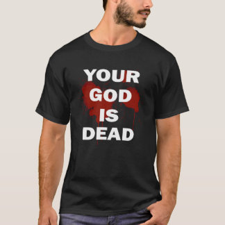 Je Nine God inch is Nails Dode Atheïst Metalhead T-shirt