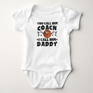 Je noemt hem coach, ik noem hem papa, basketbal romper