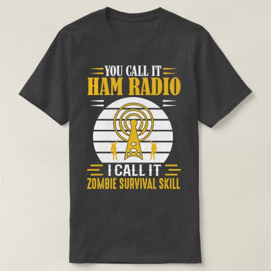 Je noemt het Ham Radio T-shirt (Design voorkant)