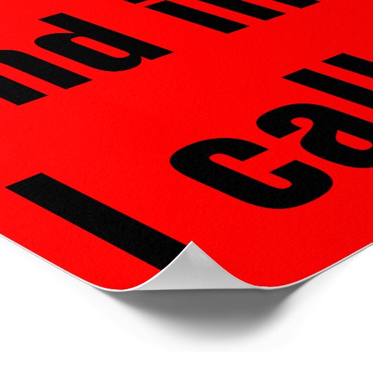 je noemt me een anarchistisch poster (Hoek)