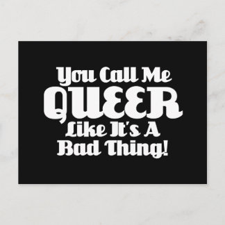 Je noemt me Queer... Briefkaart
