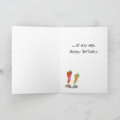 Je nog steeds Hot Peppers Birthday-kaart Kaart (Binnen)