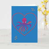 Je octopussen mijn gedachten kaart (Gele Bloem)