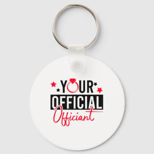 Je officiële bruidebruidsweddenschap sleutelhanger