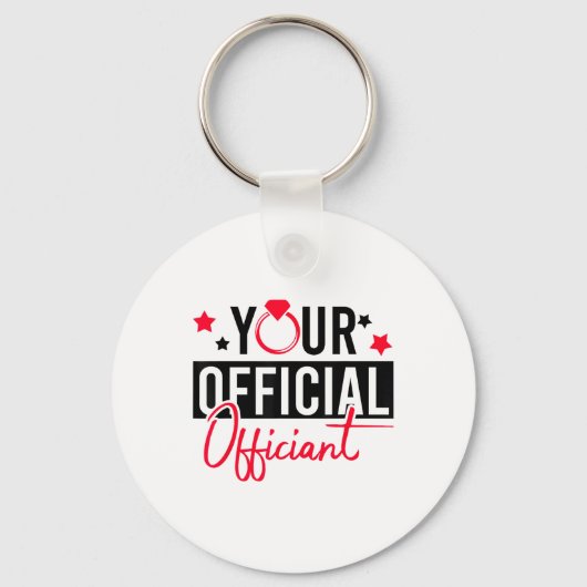 Je officiële bruidebruidsweddenschap sleutelhanger (Voorkant)