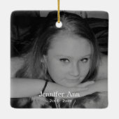 Je ogen waren klaar... onze harten waren niet gede keramisch ornament (Achterkant)