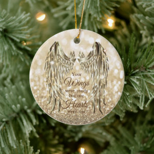 Je ogen waren klaar... onze harten waren niet gede keramisch ornament