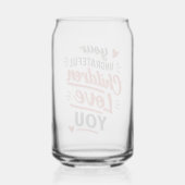 Je ondankbare kinderen houden van je Moederdag Blikvorm Glas (Achterkant)