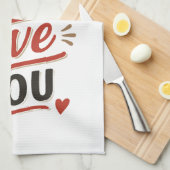 Je ondankbare kinderen houden van je Moederdag Theedoek (Quarter Fold)