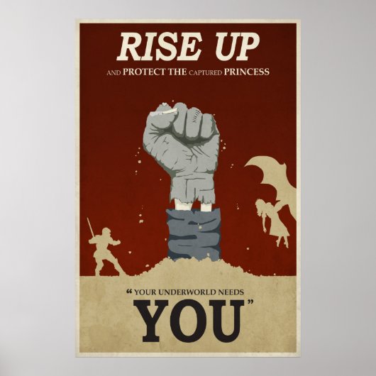 Je onderwereld heeft je nodig poster (Voorkant)