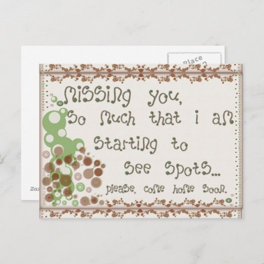 Je ontbreekt briefkaart (Voorkant / Achterkant)