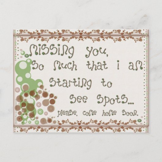 Je ontbreekt briefkaart (Voorkant)