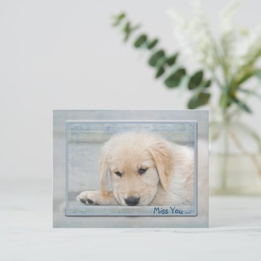 Je ontbreekt briefkaart (Staand voorkant)