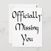 Je ontbreekt briefkaart (Voorkant / Achterkant)