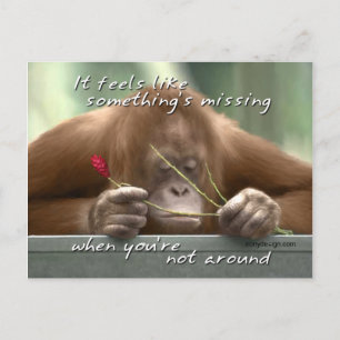 Je ontbreekt briefkaart