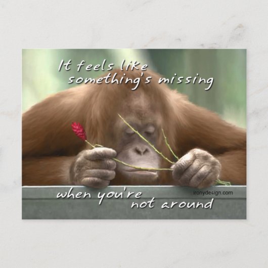 Je ontbreekt briefkaart (Voorkant)