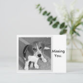 Je ontbreekt briefkaart (Staand voorkant)