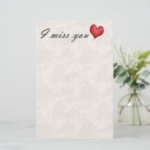 Je ontbreekt briefpapier (Staand voorkant)