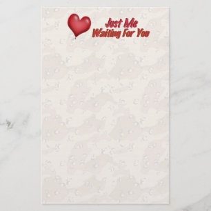 Je ontbreekt briefpapier