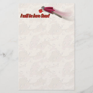 Je ontbreekt briefpapier