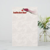 Je ontbreekt briefpapier (Staand voorkant)