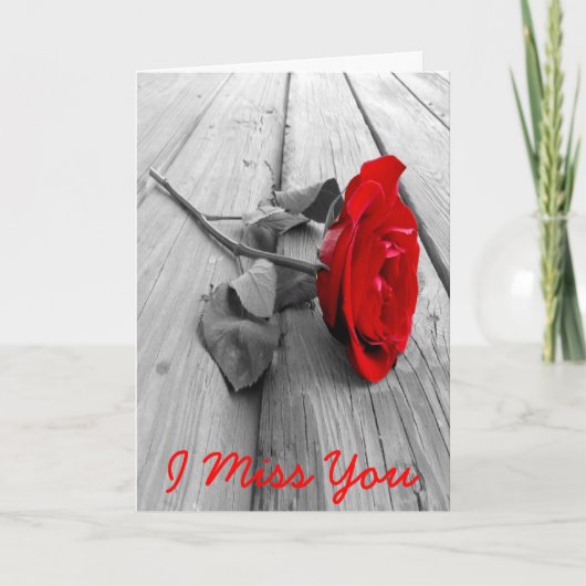 Je ontbreekt feestdagen kaart (Voorkant)