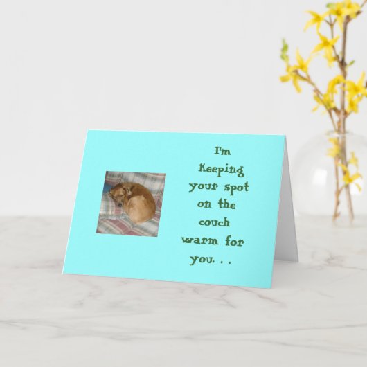 Je ontbreekt kaart (Gele Bloem)