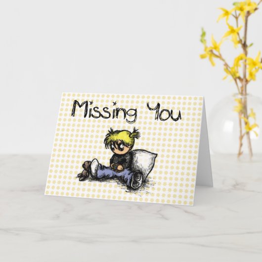 Je ontbreekt kaart (Gele Bloem)