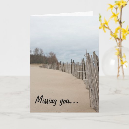 Je ontbreekt kaart (Gele Bloem)