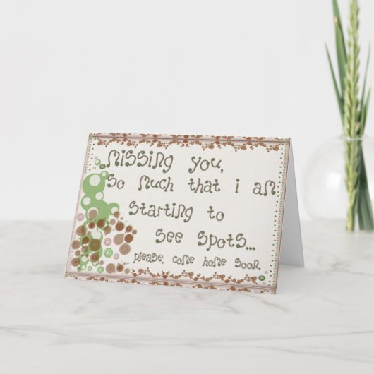 Je ontbreekt kaart (Voorkant)