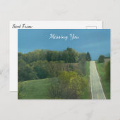 Je ontbreekt | Lange windenergie Briefkaart (Voorkant / Achterkant)