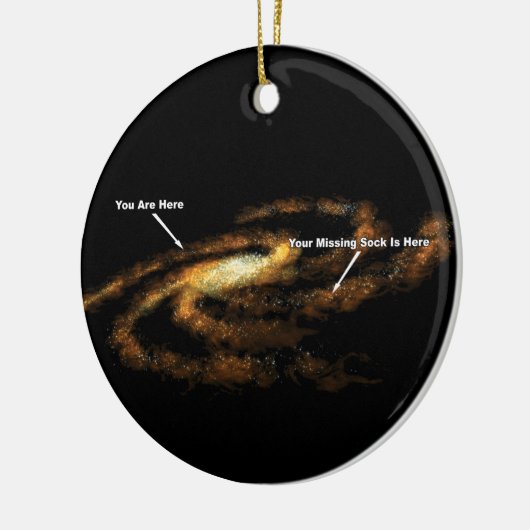 Je ontbrekende contactdoos is hier melkweg melkweg keramisch ornament (Links)